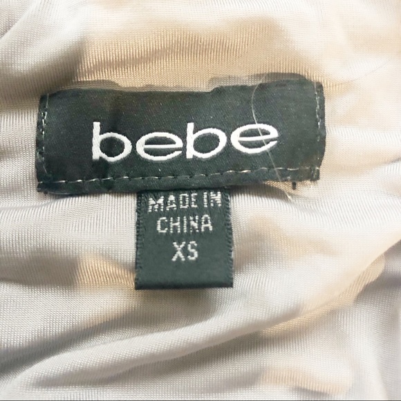 Bebe Kardashian Laser-Cut Leather Bodycon Dress XS - Picture 10 of 11